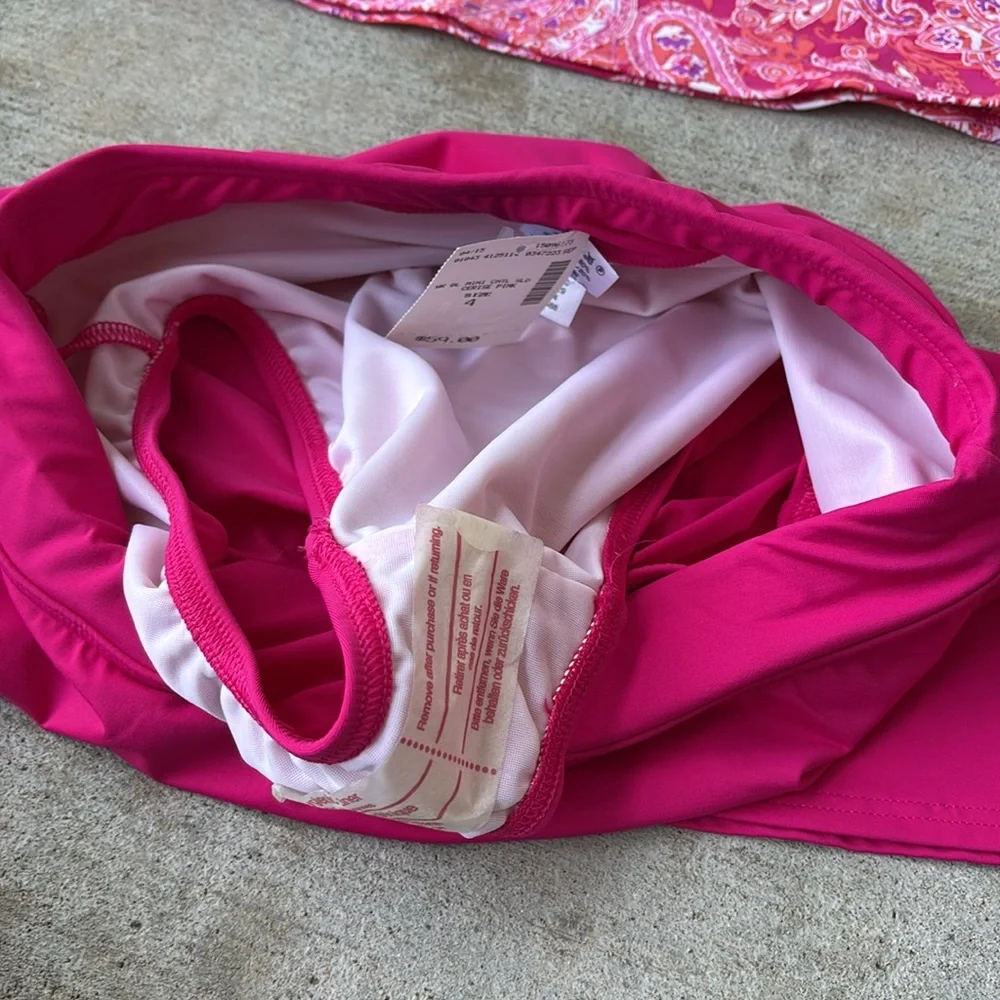 Lands End chic pink
